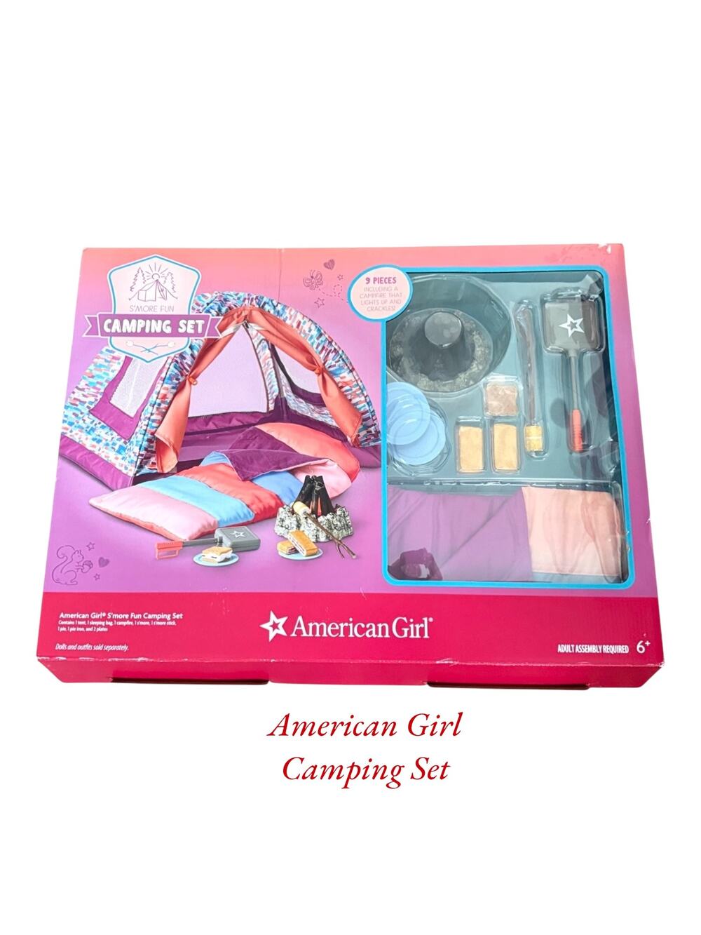 American Girl S'more Fun Camping Set' Campfire with Light Sounds (Read)